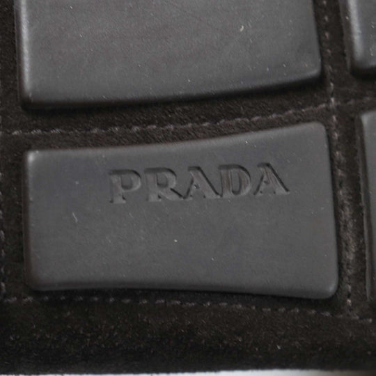 PRADA loafers 2D2170 Main: Suede leather Dark brown mens 9 Used Authentic