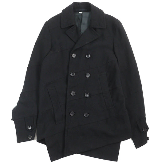 COMME des GARCONS HOMME PLUS coat PP-C001  Outer: 100% wool, Lining: 60% cupra, Lining: 40% polyester black mens S Used Authentic