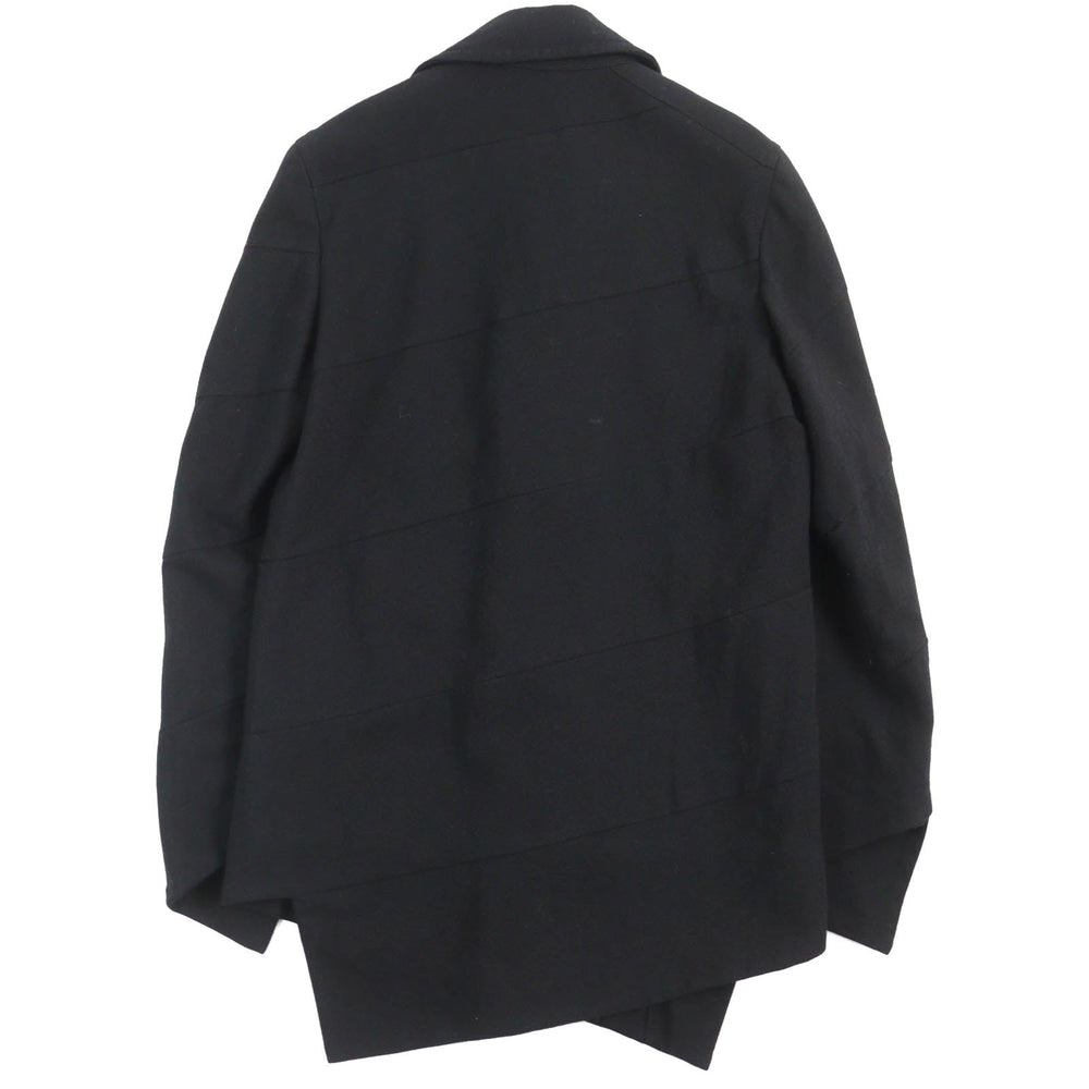 COMME des GARCONS HOMME PLUS coat PP-C001  Outer: 100% wool, Lining: 60% cupra, Lining: 40% polyester black mens S Used Authentic