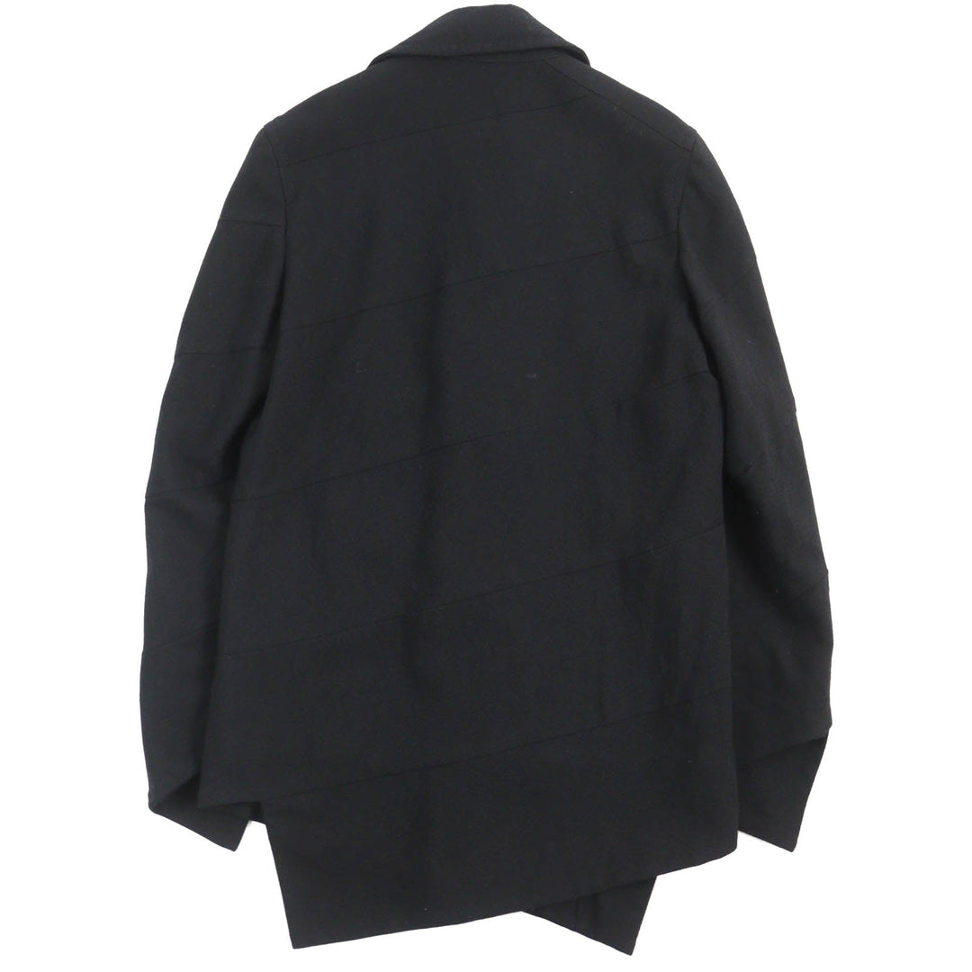 COMME des GARCONS HOMME PLUS coat PP-C001  Outer: 100% wool, Lining: 60% cupra, Lining: 40% polyester black mens S Used Authentic