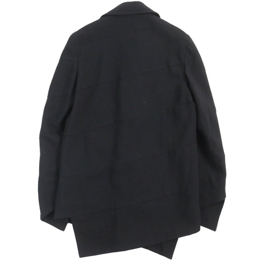 COMME des GARCONS HOMME PLUS coat PP-C001  Outer: 100% wool, Lining: 60% cupra, Lining: 40% polyester black mens S Used Authentic