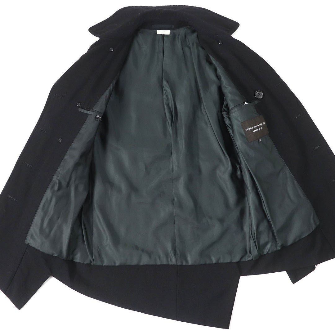 COMME des GARCONS HOMME PLUS coat PP-C001  Outer: 100% wool, Lining: 60% cupra, Lining: 40% polyester black mens S Used Authentic