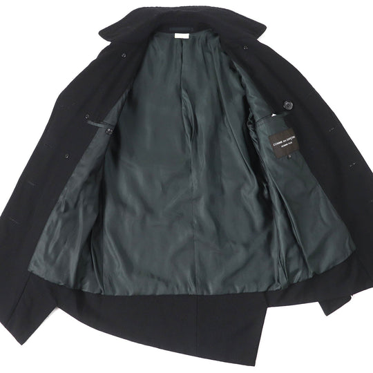 COMME des GARCONS HOMME PLUS coat PP-C001  Outer: 100% wool, Lining: 60% cupra, Lining: 40% polyester black mens S Used Authentic