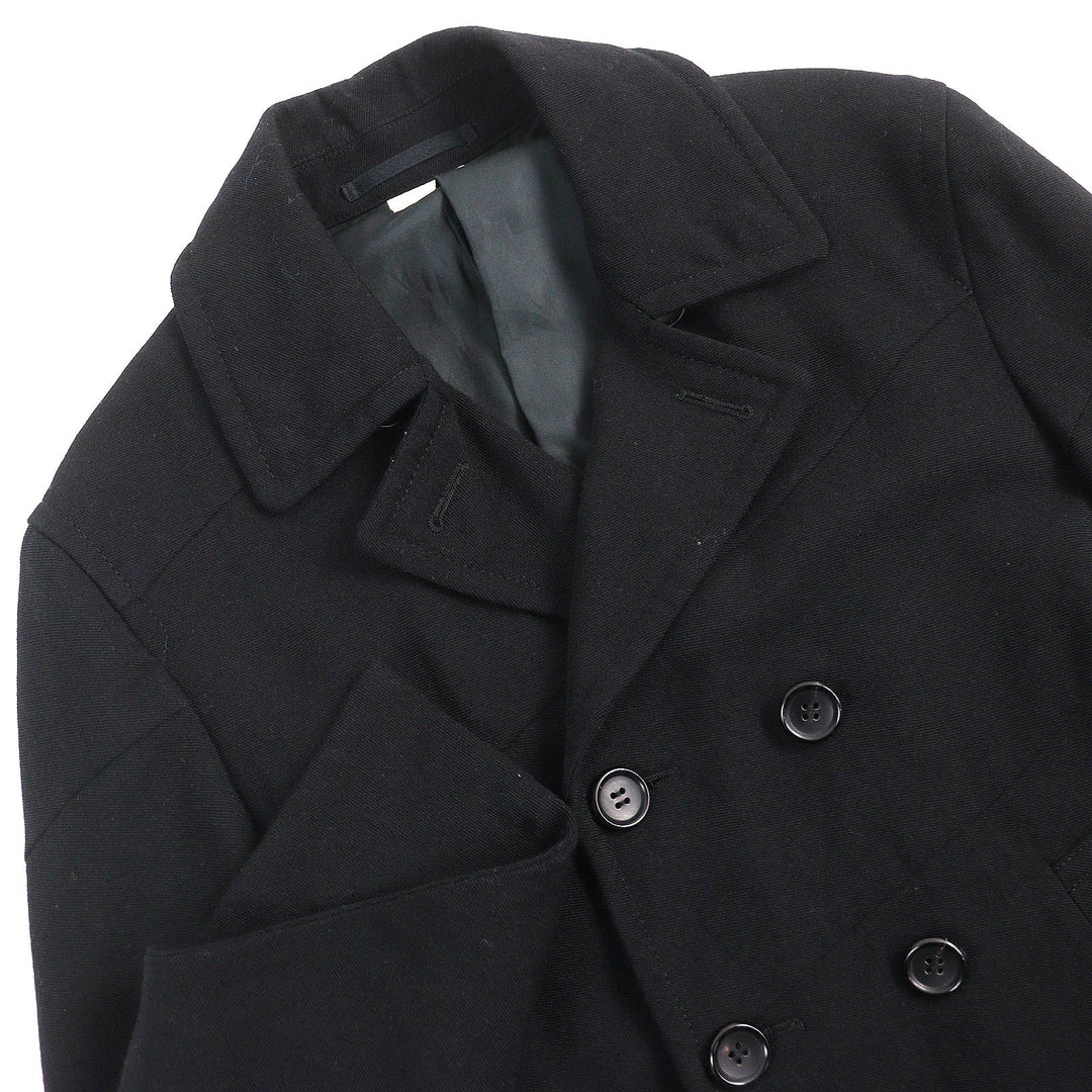 COMME des GARCONS HOMME PLUS coat PP-C001  Outer: 100% wool, Lining: 60% cupra, Lining: 40% polyester black mens S Used Authentic