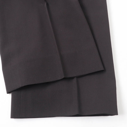 HERMES Pants Main: 100% wool, part: cowhide Brown Women 38 Used Authentic