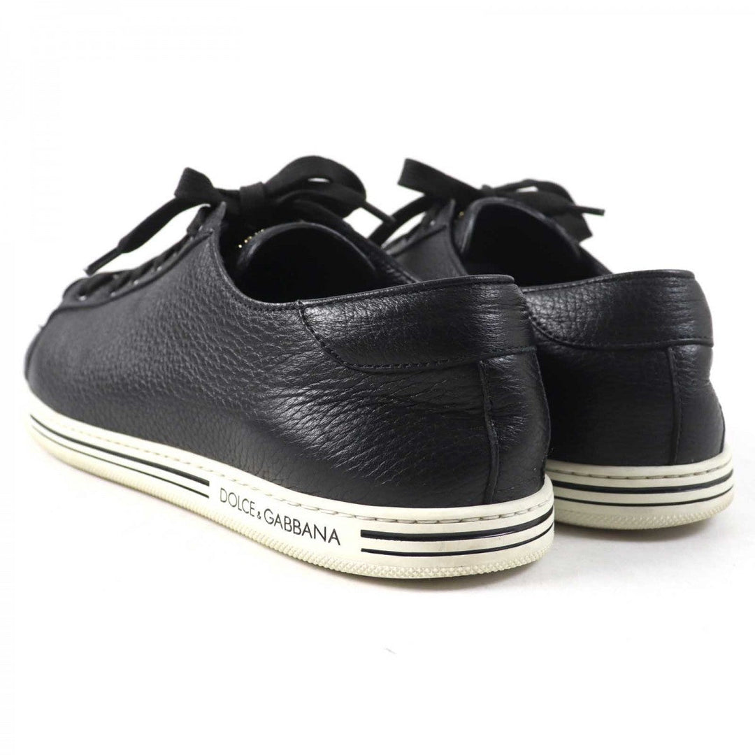 DOLCE&GABBANA Low cut sneakers CS1735 Main: Leather Black type Saint Tropez mens 7 Used Authentic