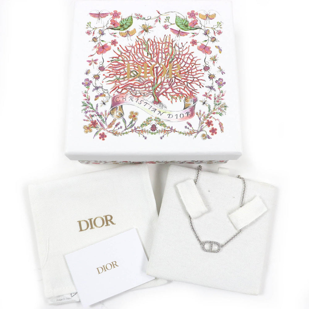 Christian Dior Necklace N2241WOMCY Silver tone metal Silver Petit CD Petit CD