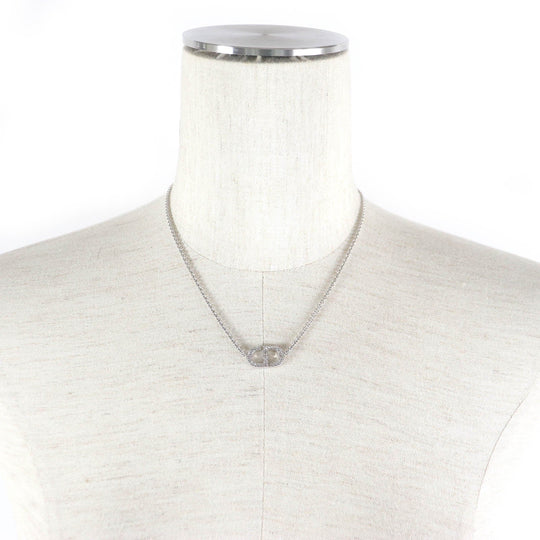 Christian Dior Necklace N2241WOMCY Silver tone metal Silver Petit CD Petit CD