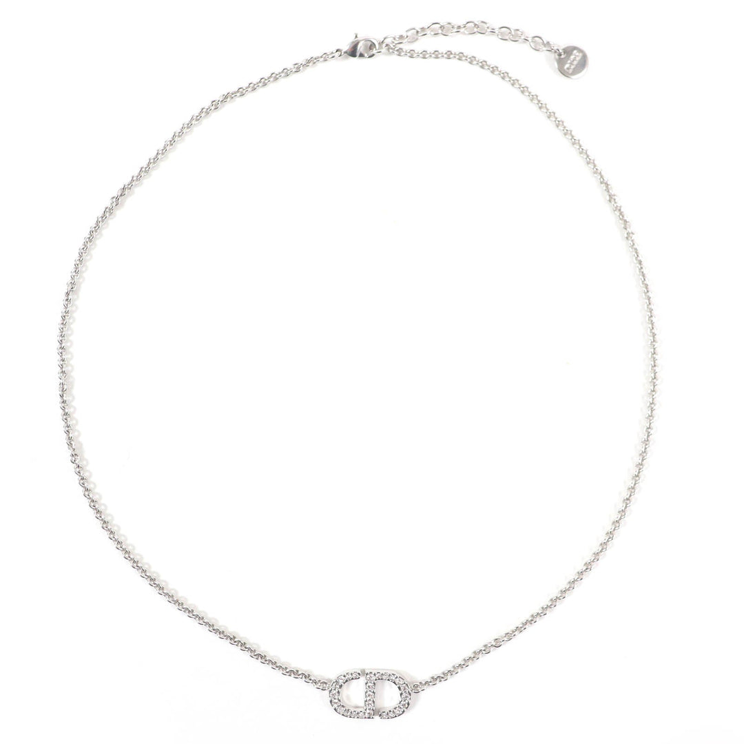 Christian Dior Necklace N2241WOMCY Silver tone metal Silver Petit CD Petit CD
