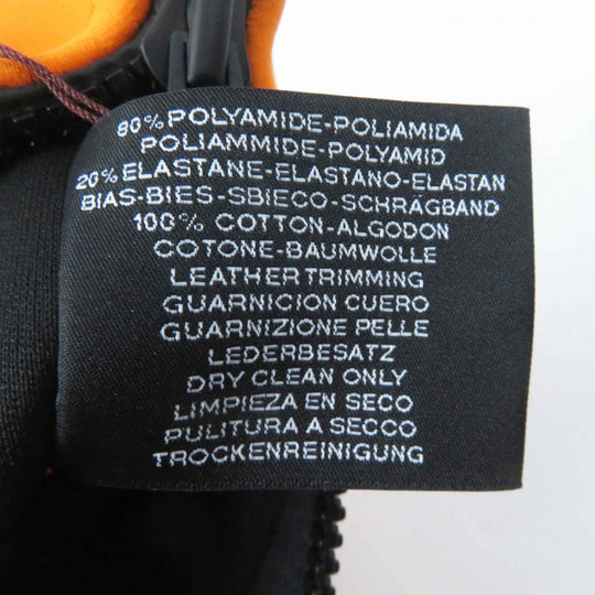 HERMES Pouch Main: Polyamide, Main: Elastane, Lining: Cotton, Part: Leather Orange Neoban Thalassa PM Women Used Authentic