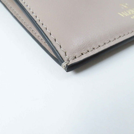 Valentino Garavani Coin case 2W0P0T35 Main: Leather beige Women Used Authentic