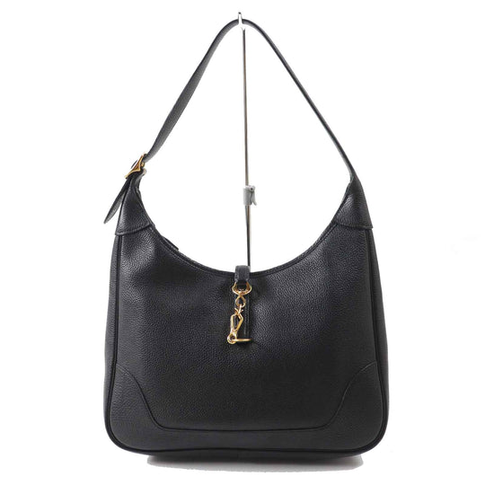 HERMES Shoulder Bag Main: Togo black Trim 31 Women Used Authentic