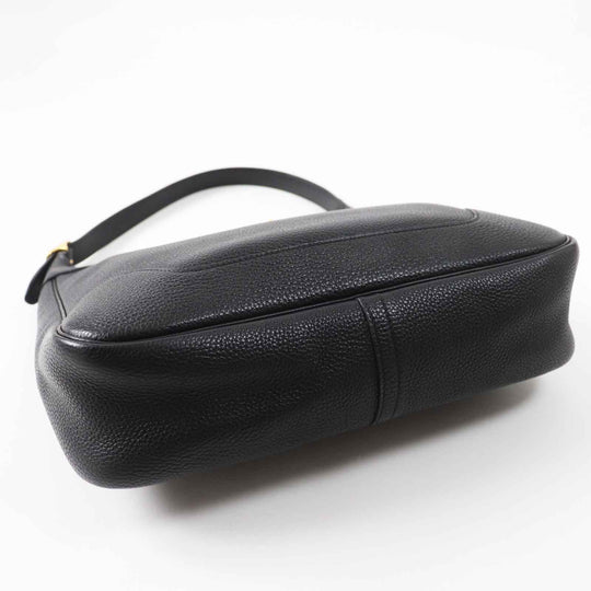 HERMES Shoulder Bag Main: Togo black Trim 31 Women Used Authentic