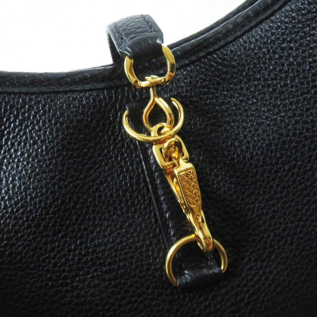 HERMES Shoulder Bag Main: Togo black Trim 31 Women Used Authentic