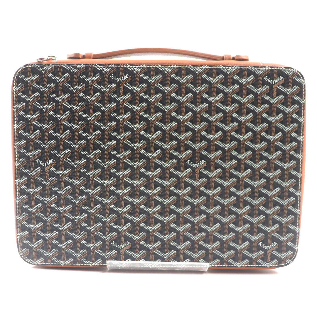 GOYARD Briefcase Main: Leather Brown type Companion Universal A4 mens Used Authentic