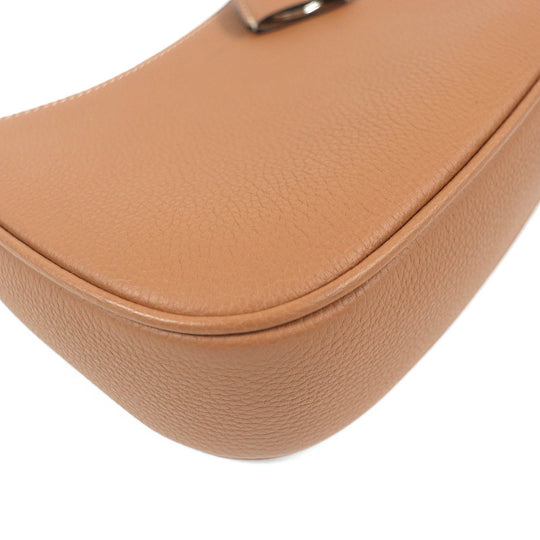 BONAVENTURA Shoulder Bag BMBO1-CM Main: Leather Camel Kiara Women Used Authentic