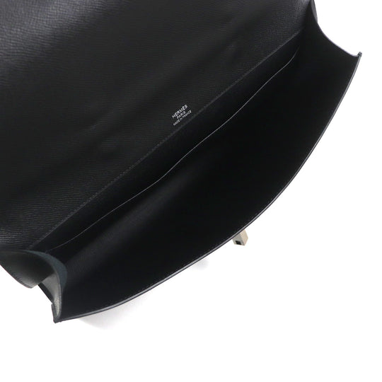 HERMES Briefcase Main: Epsom black Sac Adepeche Lite 1-37 mens Used Authentic