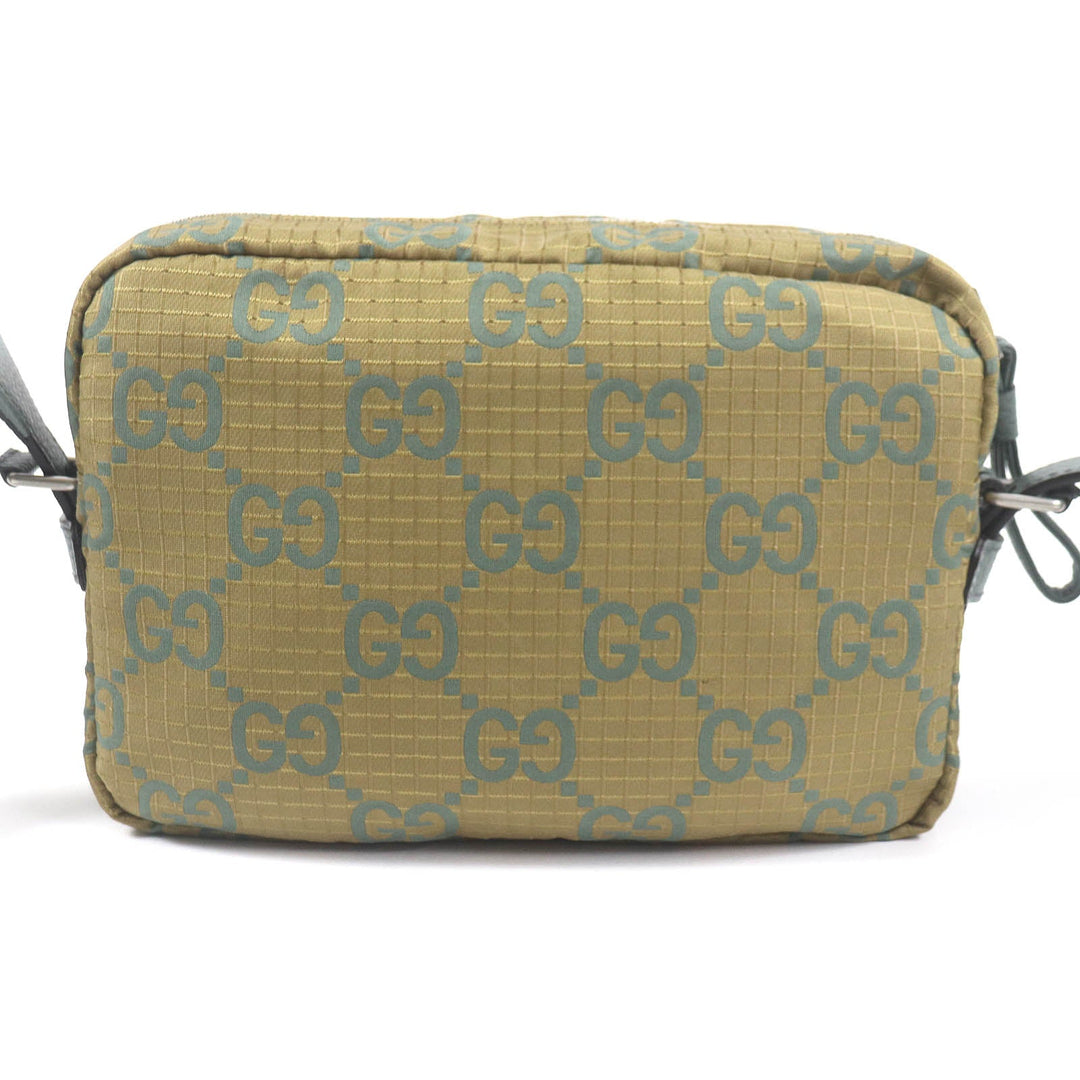 GUCCI Shoulder Bag 767931 Part: Leather khaki mens Used Authentic