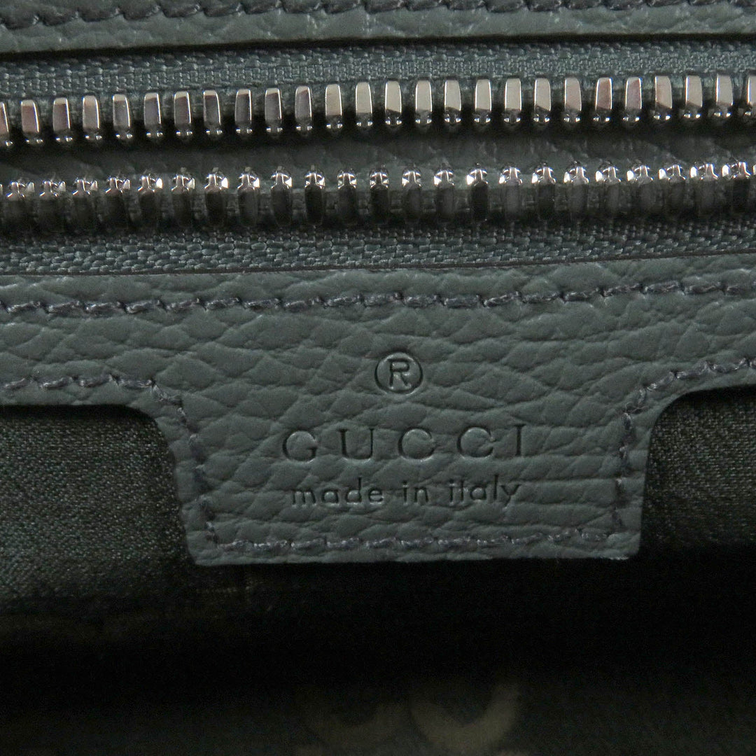 GUCCI Shoulder Bag 767931 Part: Leather khaki mens Used Authentic