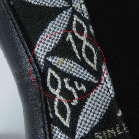LOUIS VUITTON Ankle boots Jacquard, Leather Multi since 1854 LV Bobble Line Women 39 1/2 Used Authentic