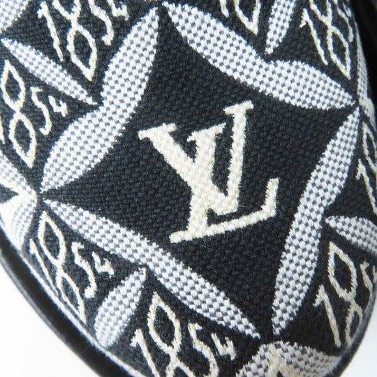LOUIS VUITTON Ankle boots Jacquard, Leather Multi since 1854 LV Bobble Line Women 39 1/2 Used Authentic