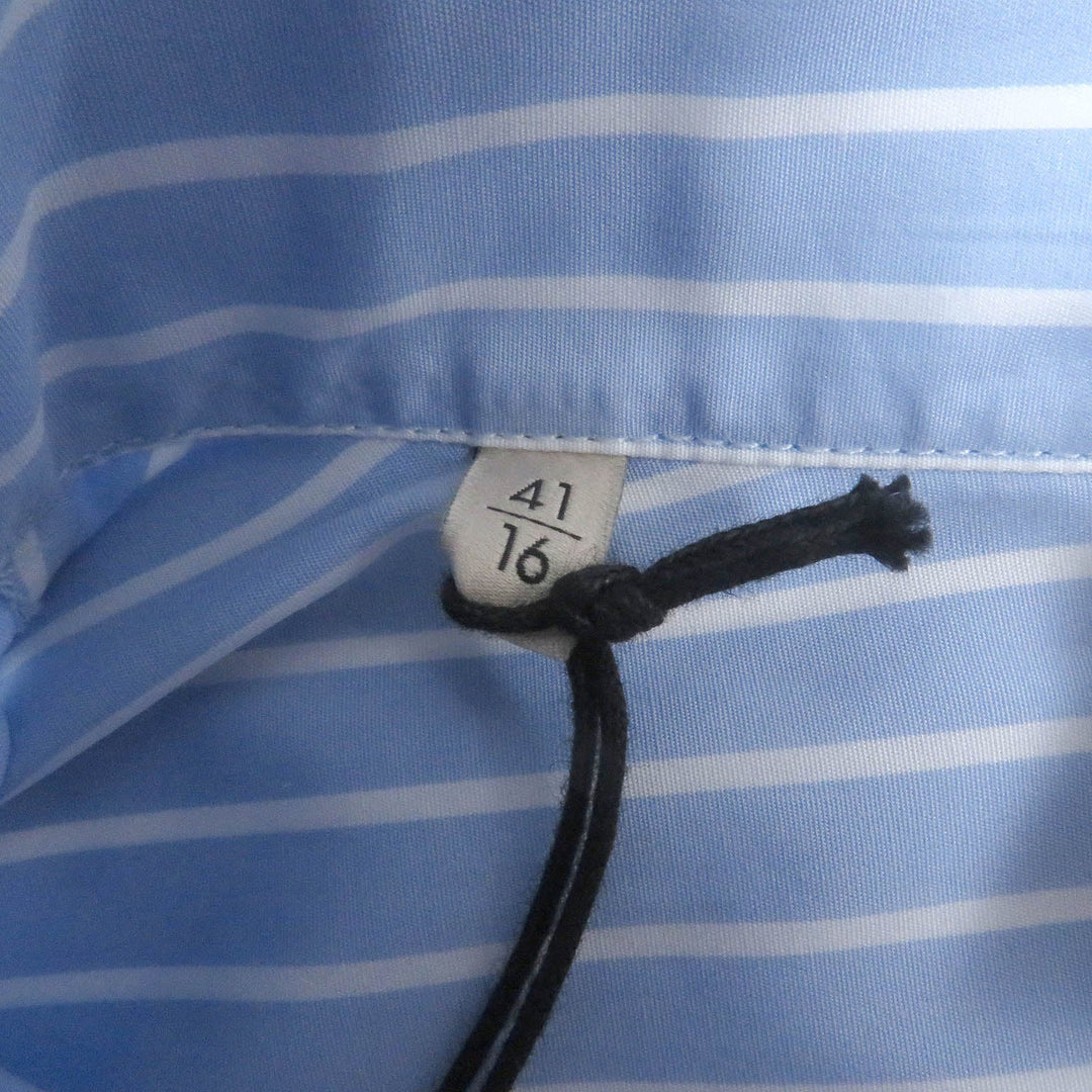 GUCCI Long sleeve shirt 680788 Main: 100% cotton, Part: 100% polyester blue mens 41 Used Authentic