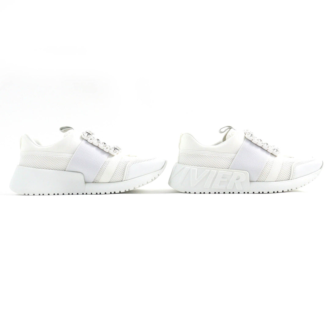 ROGERVIVIER sneakers RVW65732890 leather white VIV GO Women 38 Used Authentic