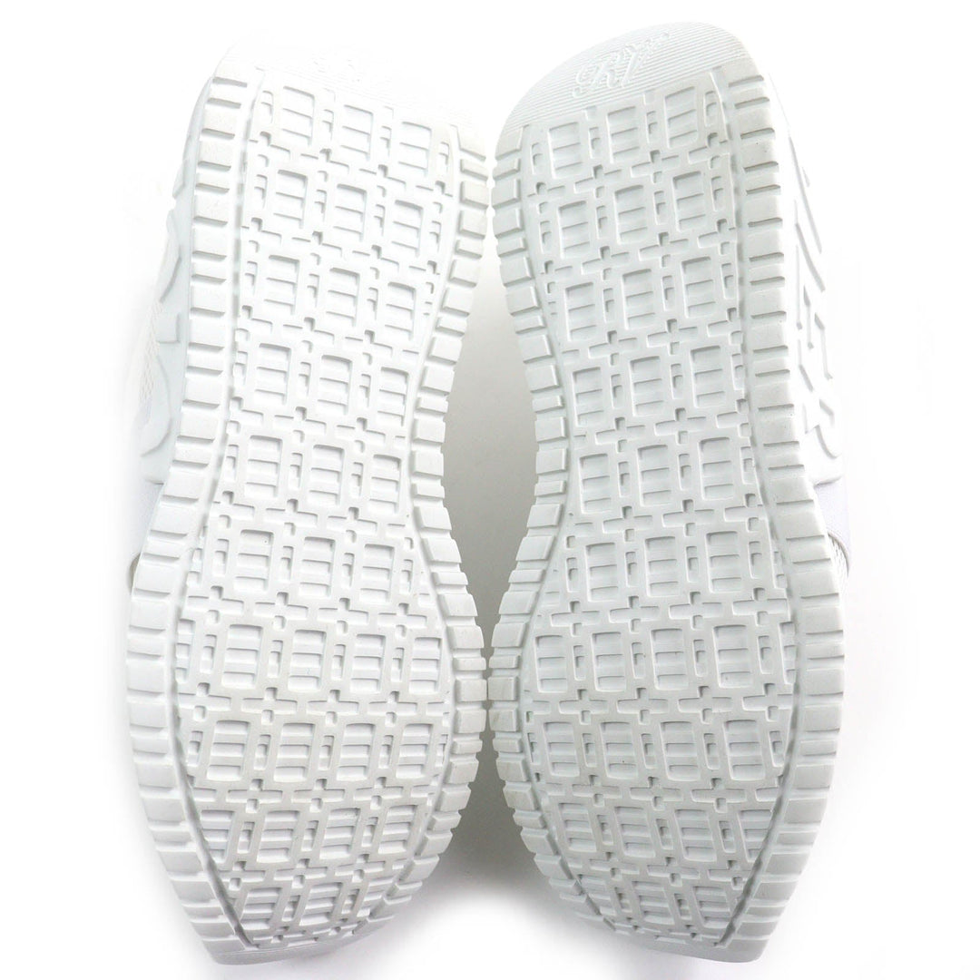 ROGERVIVIER sneakers RVW65732890 leather white VIV GO Women 38 Used Authentic