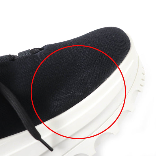 Miu Miu sneakers 760 Chemical Fiber, Rubber Black White 38 1/2