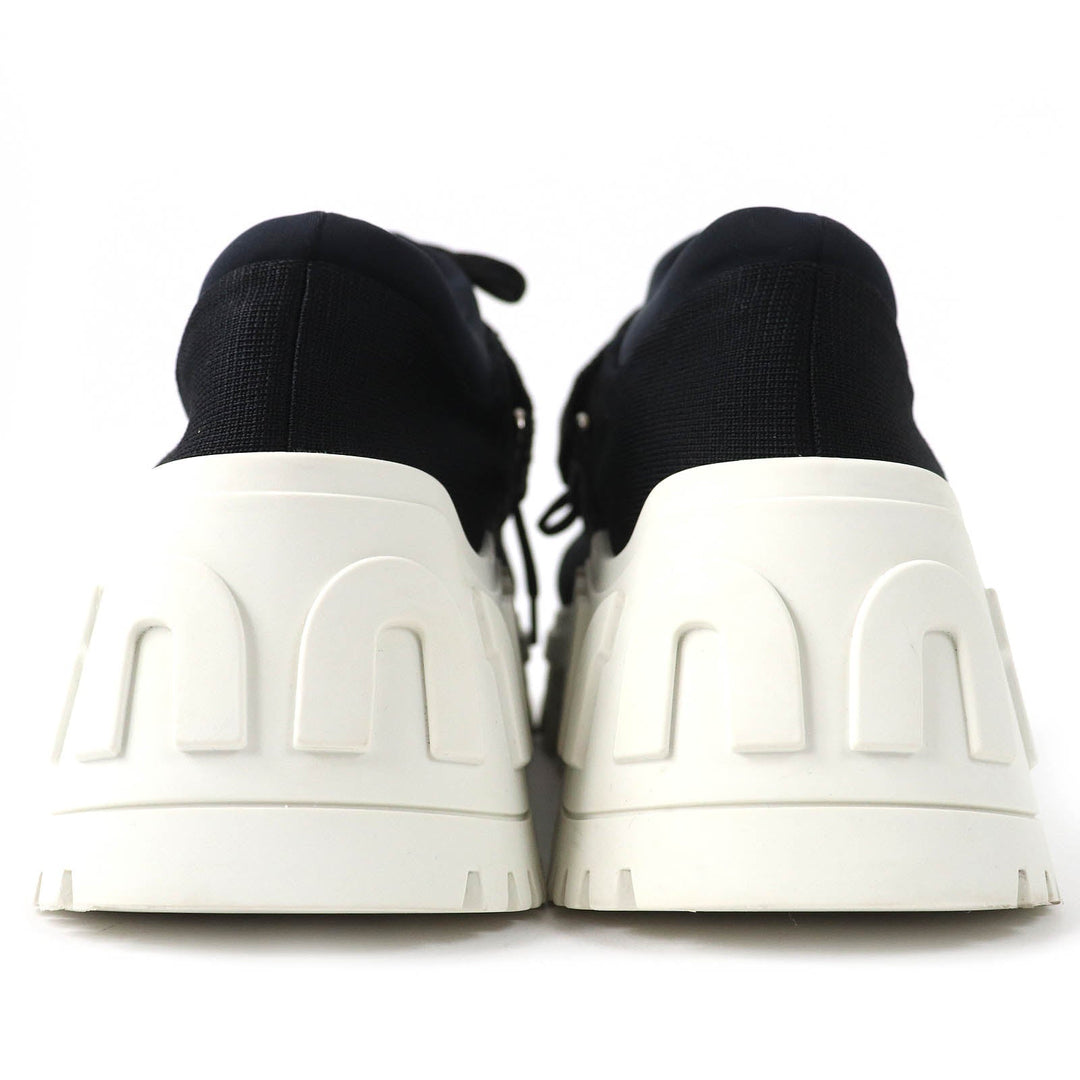Miu Miu sneakers 760 Chemical Fiber, Rubber Black White 38 1/2