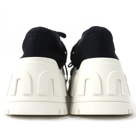 Miu Miu sneakers 760 Chemical Fiber, Rubber Black White 38 1/2