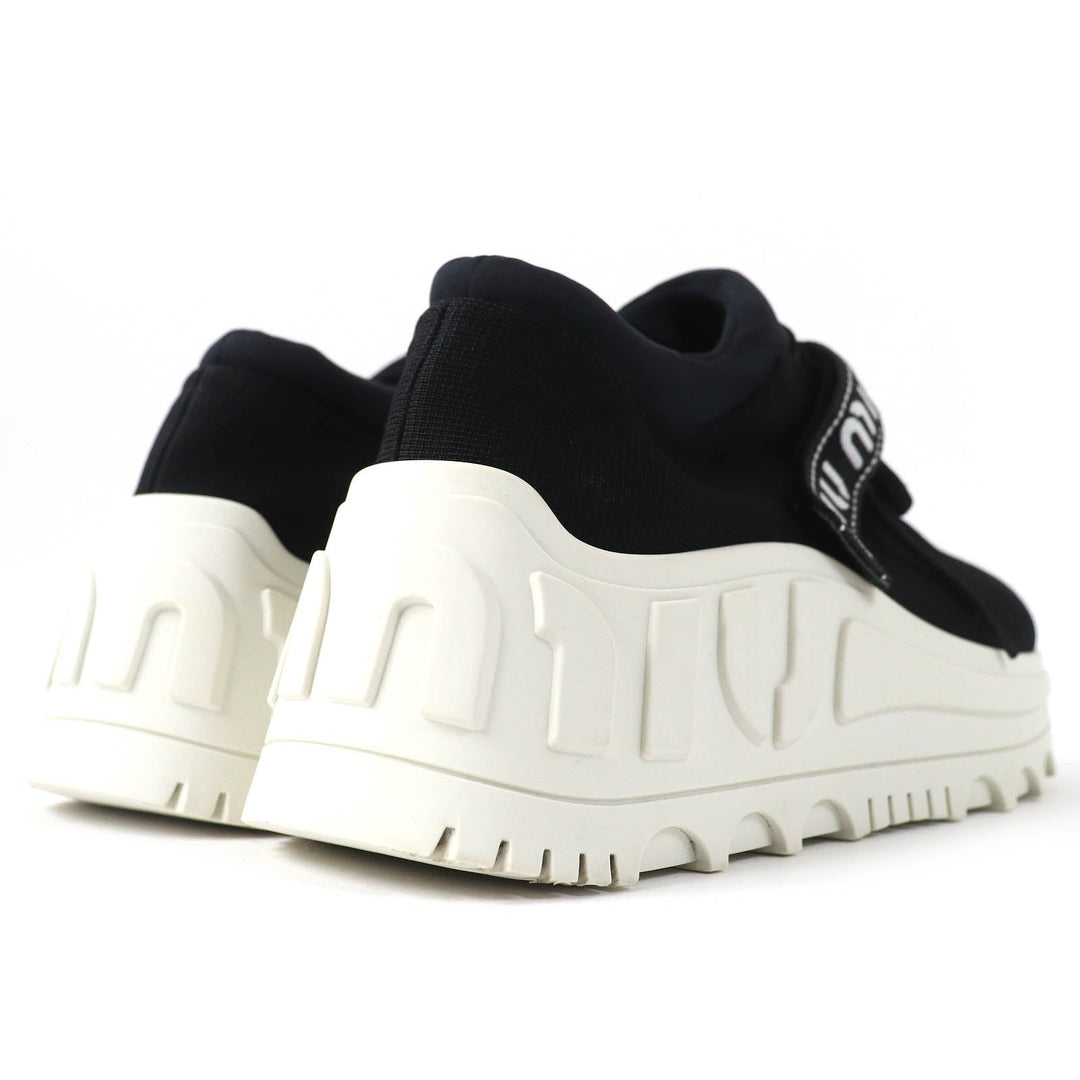 Miu Miu sneakers 760 Chemical Fiber, Rubber Black White 38 1/2
