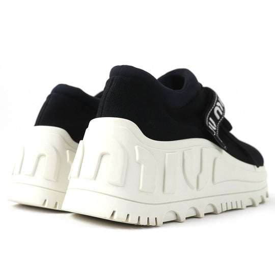 Miu Miu sneakers 760 Chemical Fiber, Rubber Black White 38 1/2