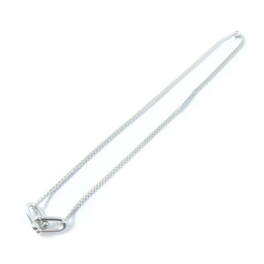 TIFFANY&Co. Necklace Main: AG925 Silver TIFFANY & Co. Hardware Large Double Link Pendant Women Used Authentic