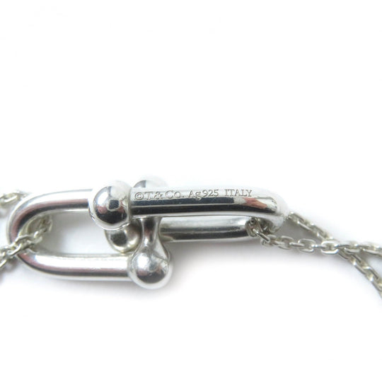 TIFFANY&Co. Necklace Main: AG925 Silver TIFFANY & Co. Hardware Large Double Link Pendant Women Used Authentic