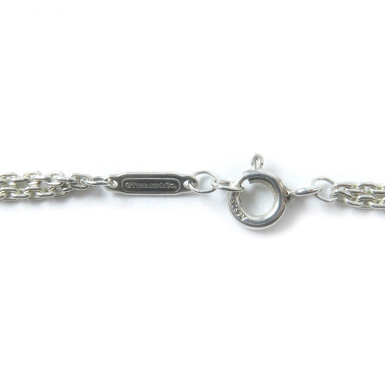 TIFFANY&Co. Necklace Main: AG925 Silver TIFFANY & Co. Hardware Large Double Link Pendant Women Used Authentic