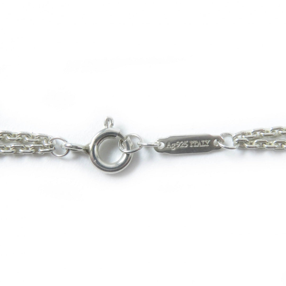 TIFFANY&Co. Necklace Main: AG925 Silver TIFFANY & Co. Hardware Large Double Link Pendant Women Used Authentic
