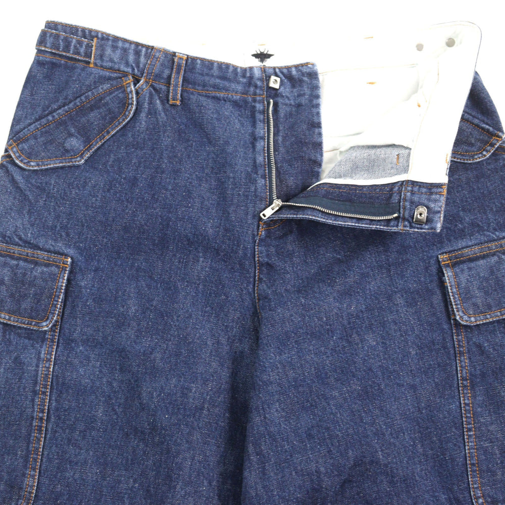 Christian Dior Denim pants 222P02A3524 Main: 100% cotton Indigo blue mens 46 Used Authentic