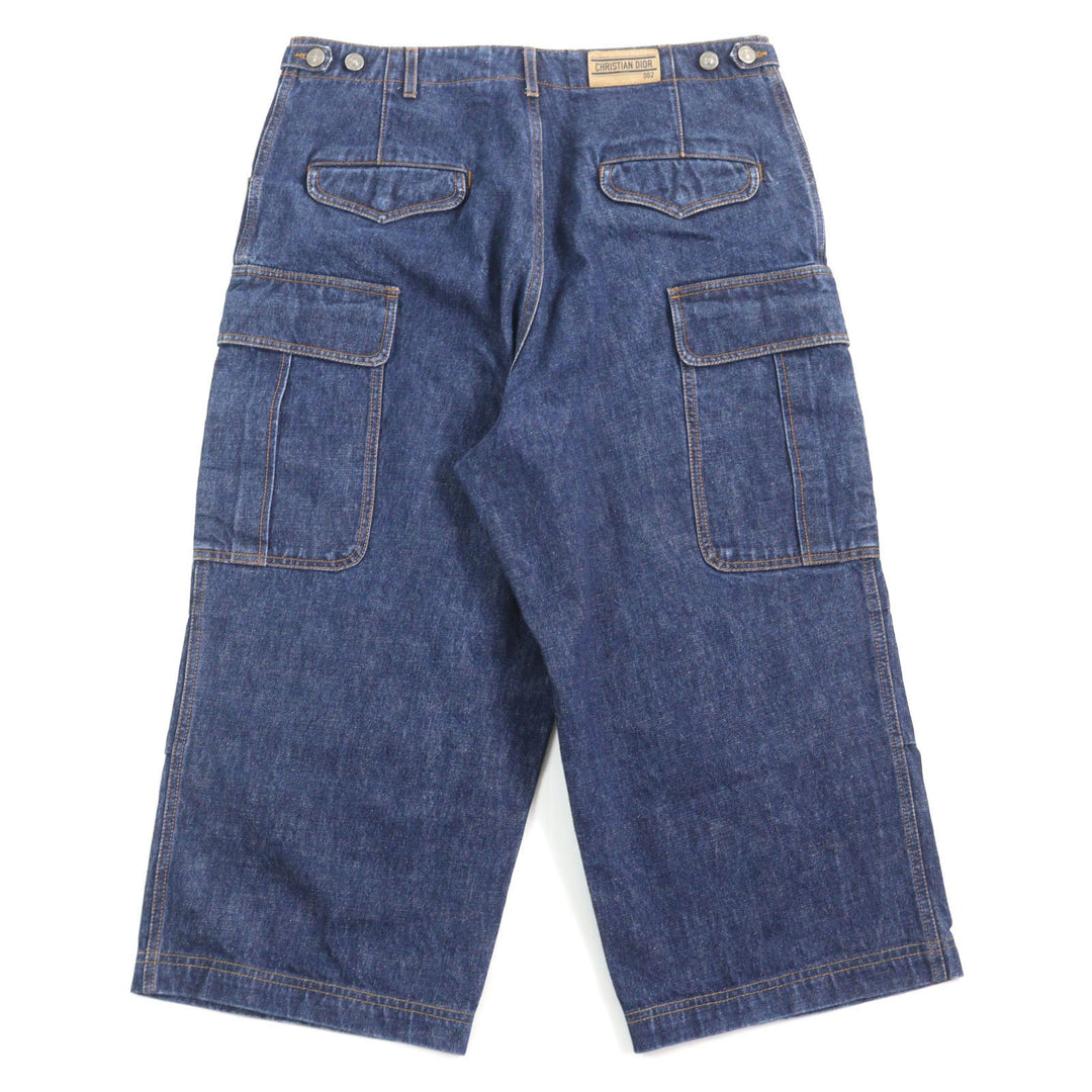 Christian Dior Denim pants 222P02A3524 Main: 100% cotton Indigo blue mens 46 Used Authentic