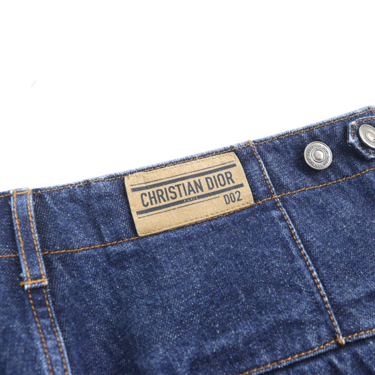 Christian Dior Denim pants 222P02A3524 Main: 100% cotton Indigo blue mens 46 Used Authentic