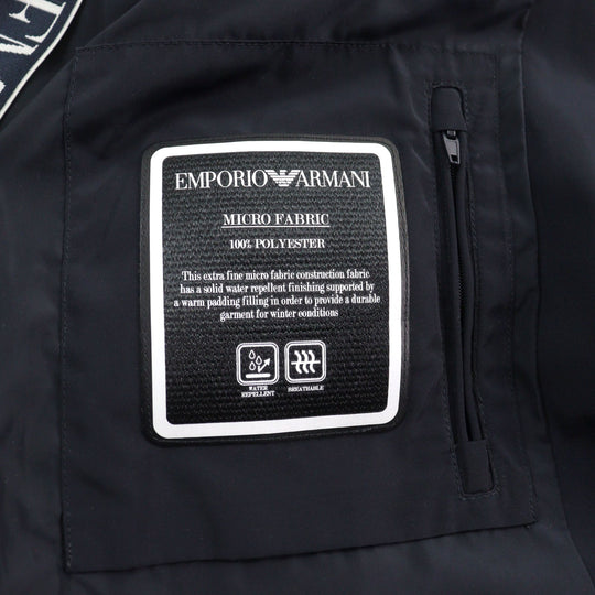 EMPORIO ARMANI Nylon jacket 6H1BL8 Main: 100% polyester, Lining: 100% polyester, Part: 100% polyester Navy white mens 52 Used Authentic