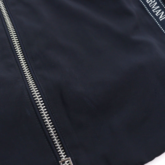 EMPORIO ARMANI Nylon jacket 6H1BL8 Main: 100% polyester, Lining: 100% polyester, Part: 100% polyester Navy white mens 52 Used Authentic