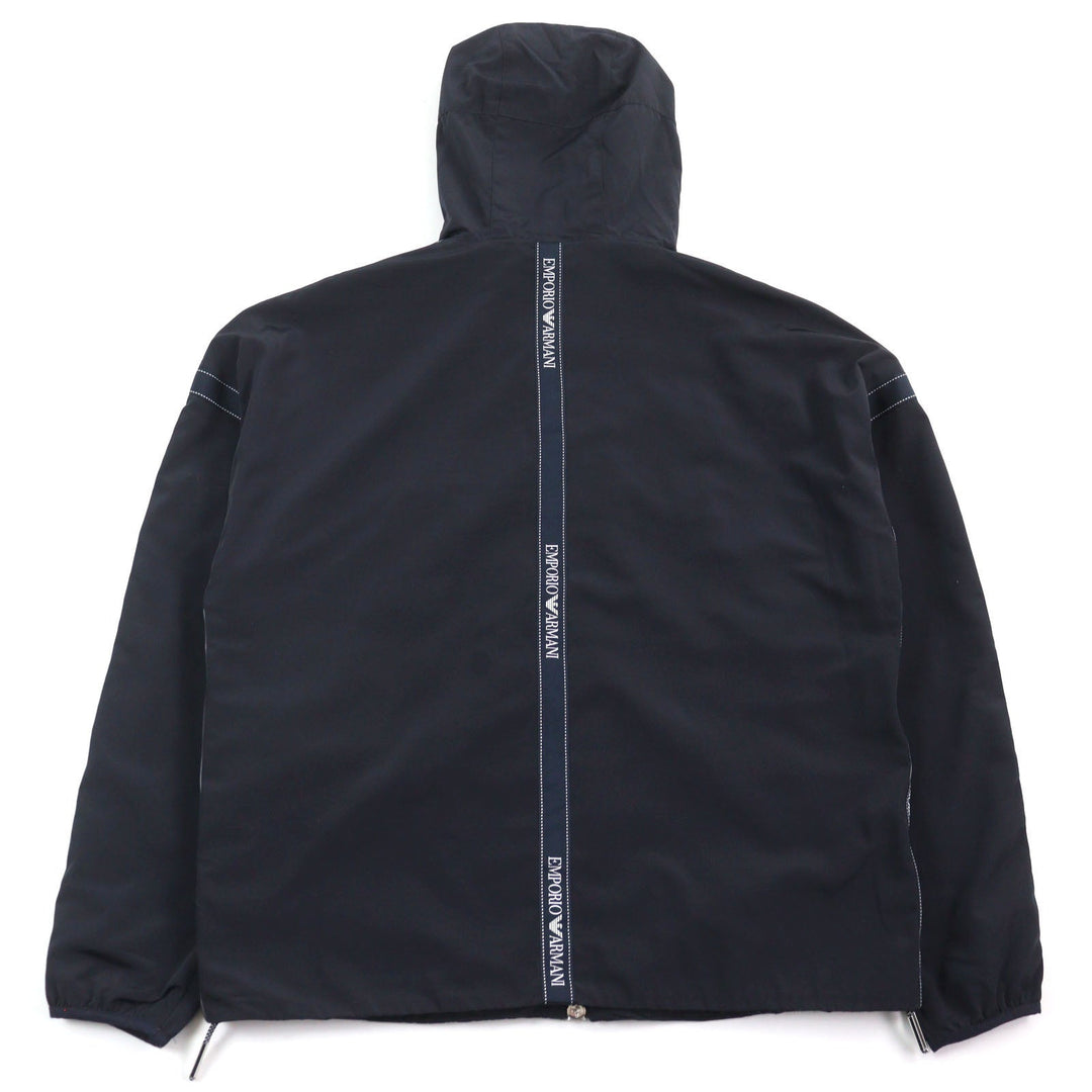 EMPORIO ARMANI Nylon jacket 6H1BL8 Main: 100% polyester, Lining: 100% polyester, Part: 100% polyester Navy white mens 52 Used Authentic