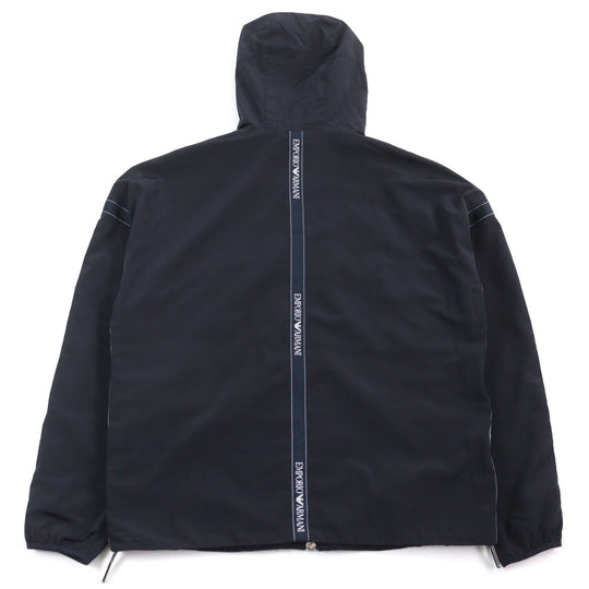 EMPORIO ARMANI Nylon jacket 6H1BL8 Main: 100% polyester, Lining: 100% polyester, Part: 100% polyester Navy white mens 52 Used Authentic