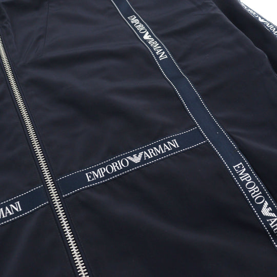 EMPORIO ARMANI Nylon jacket 6H1BL8 Main: 100% polyester, Lining: 100% polyester, Part: 100% polyester Navy white mens 52 Used Authentic