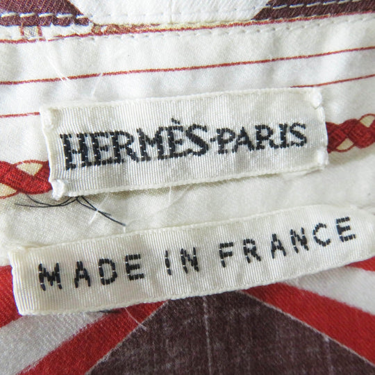 HERMES tops Main: 100% cotton Multi Margiela period Women 40 Used Authentic