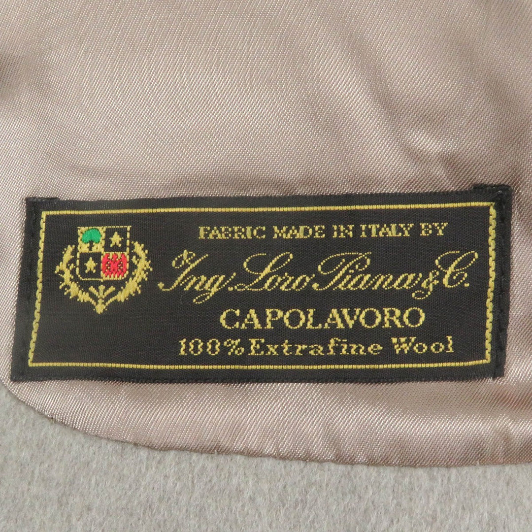 BARNEYS NEWYORK coat Outer: 100% wool, Lining: 100% rayon light beige mens 48 Used Authentic