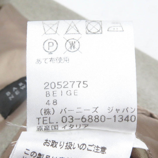 BARNEYS NEWYORK coat Outer: 100% wool, Lining: 100% rayon light beige mens 48 Used Authentic
