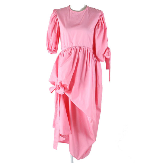 CECILIE BAHNSEN one piece 22RTW10014 Main: 100% cotton pink DELANY DRESS Women Used Authentic