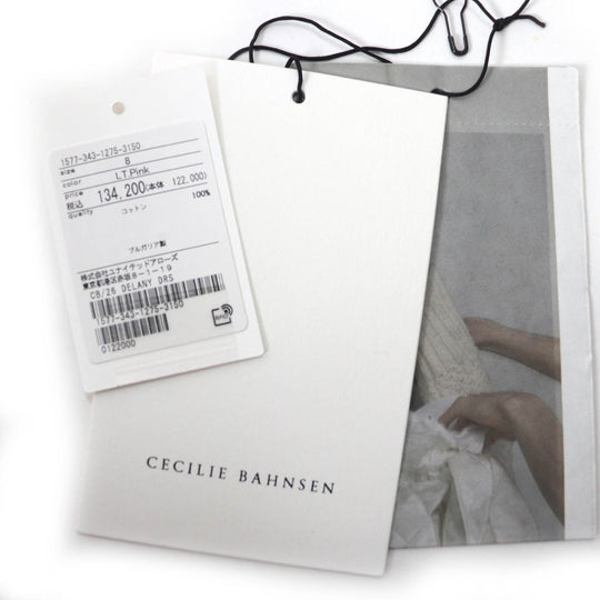 CECILIE BAHNSEN one piece 22RTW10014 Main: 100% cotton pink DELANY DRESS Women Used Authentic
